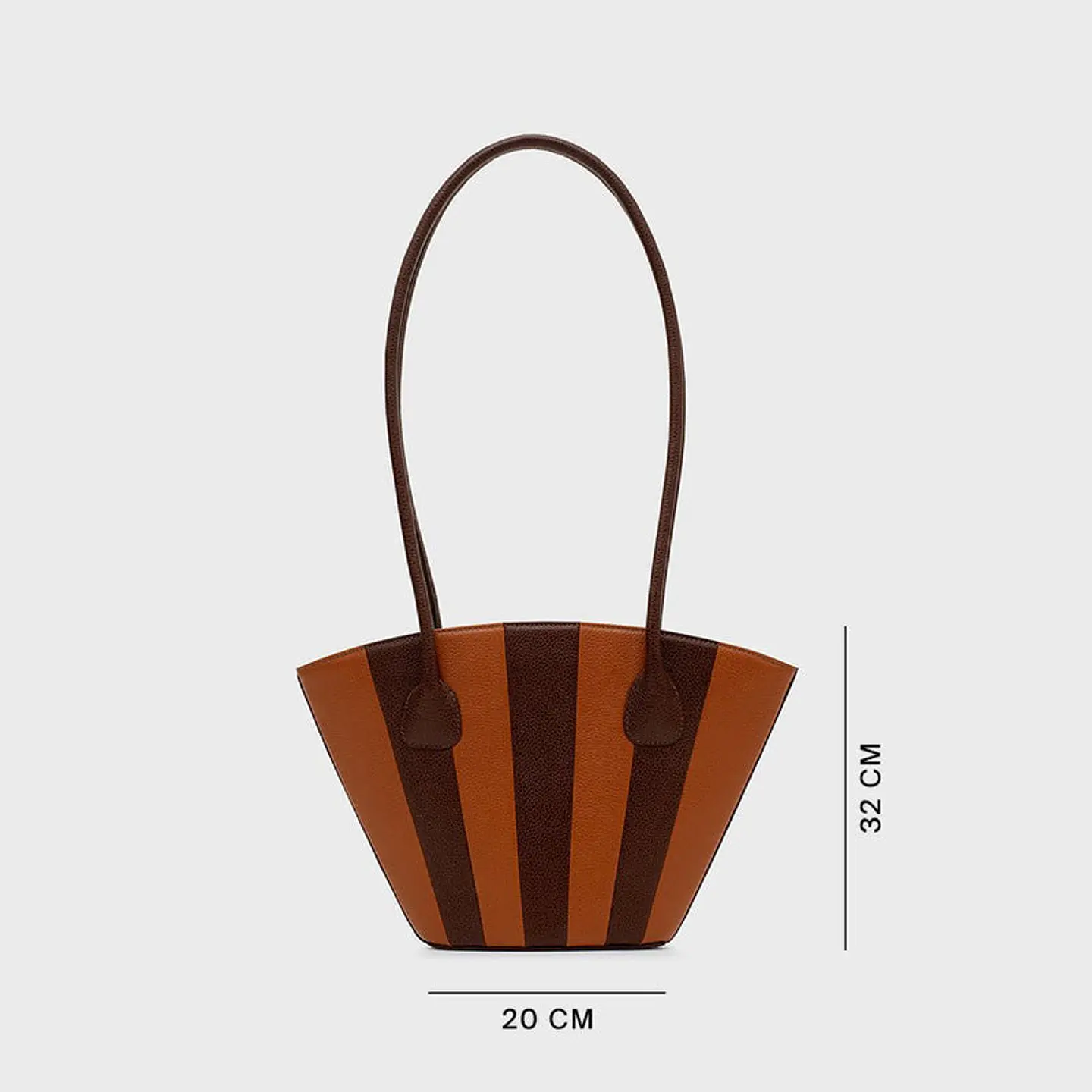 NABILA TRAPEZE BAG MARRÓN 5