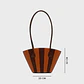 NABILA TRAPEZE BAG MARRÓN - Miniatura 5