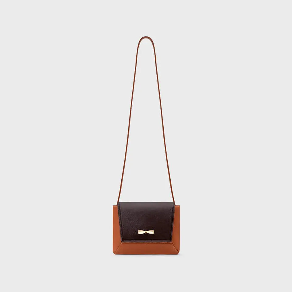 NADIRA FLAP HAND BAG COBRE 4