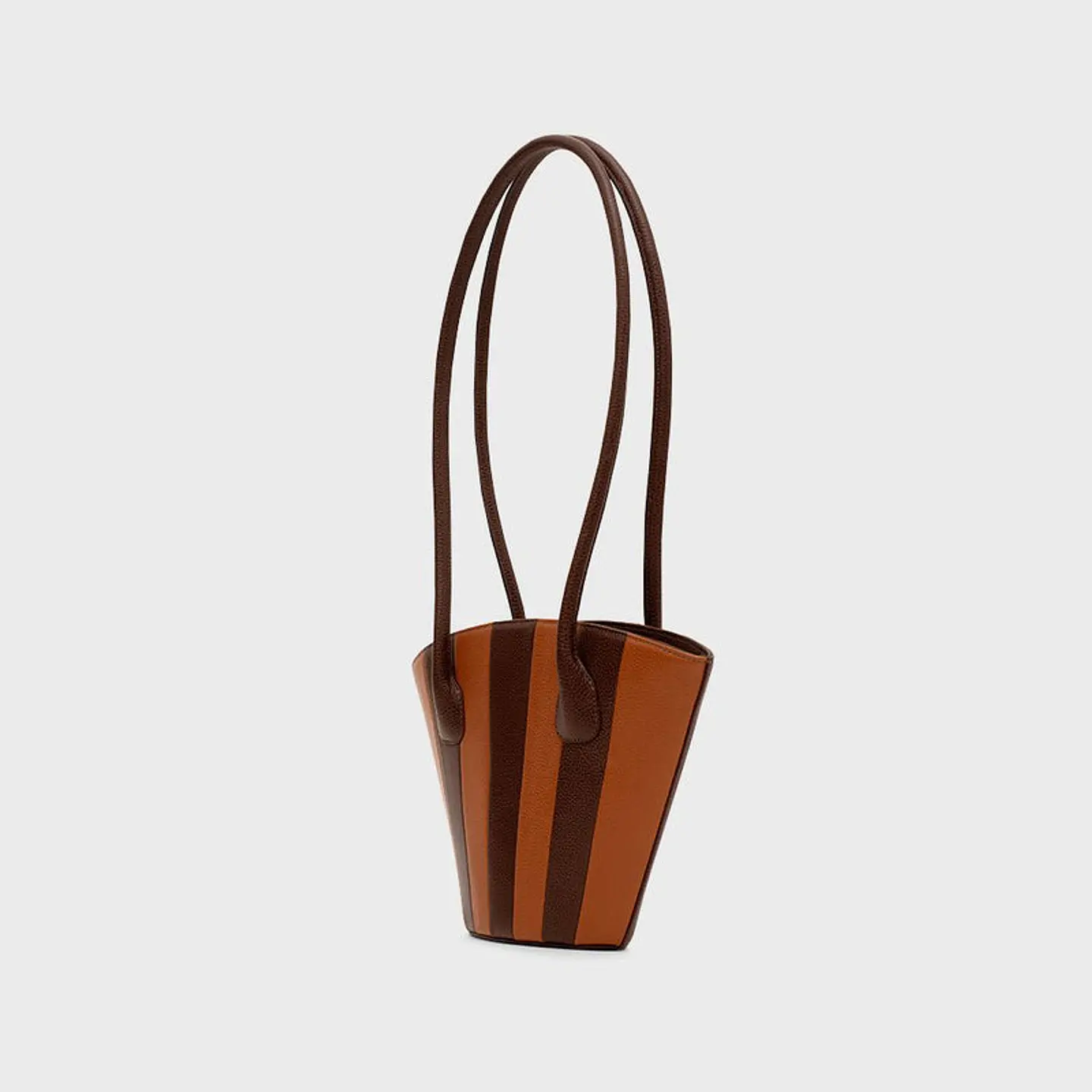 NABILA TRAPEZE BAG MARRÓN 6
