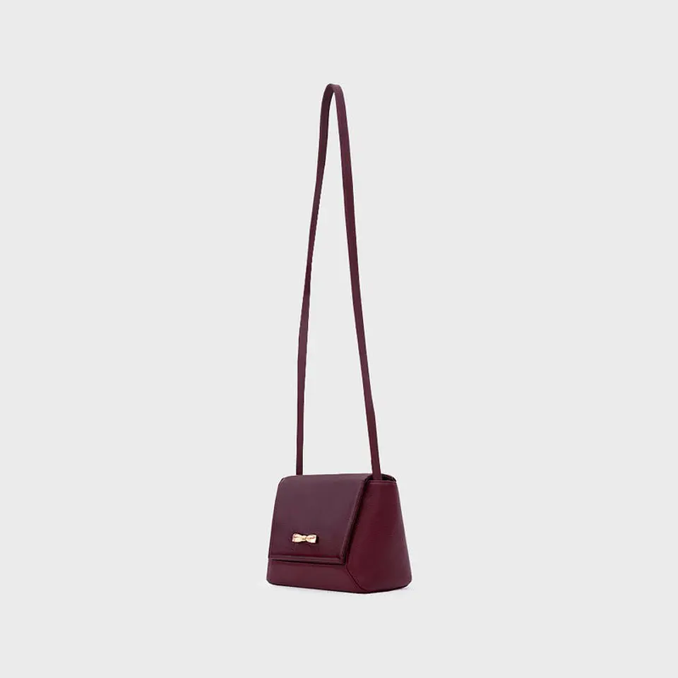 NADIRA FLAP HAND BAG BORGOÑA 8