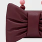 NAILA BEADED BOW BAG BORGOÑA - Miniatura 3