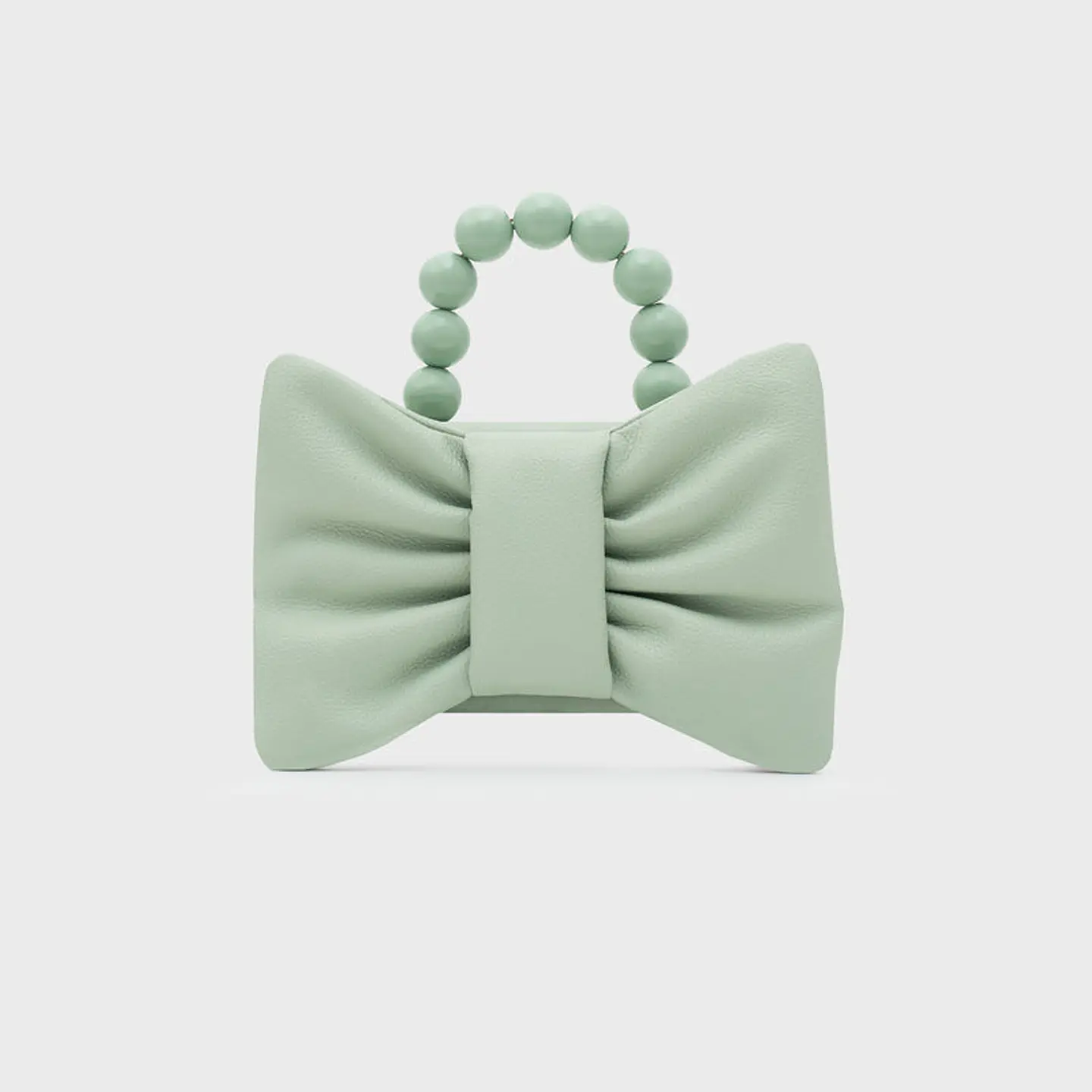 NAILA BEADED BOW BAG VERDE 1
