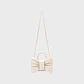 NAILA BEADED BOW BAG HUESO - Miniatura 4
