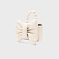 NAILA BEADED BOW BAG HUESO - Miniatura 7