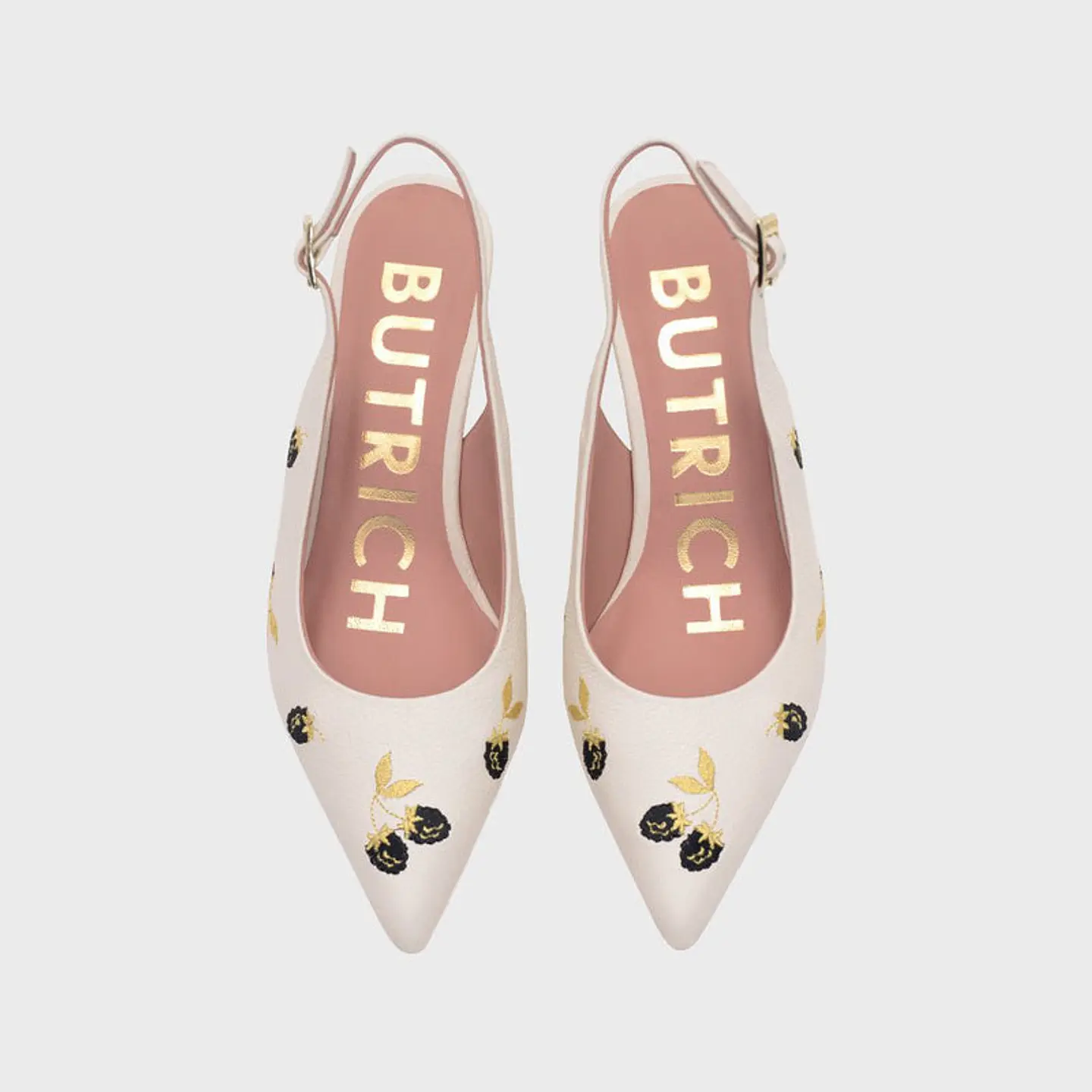 NINETTE BLACKBERRY MIDI SLINGBACK HUESO 4