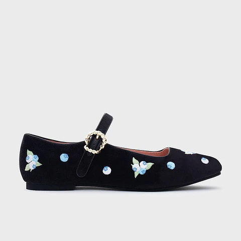 NINETTE BLUEBERRY FLAT NEGRO