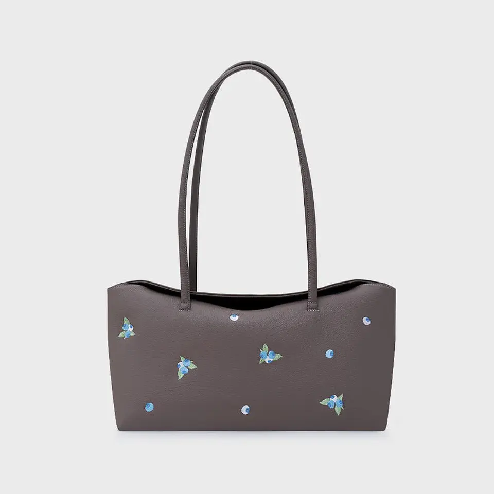 NINETTE BLUEBERRY LONG BAG MARRÓN 1