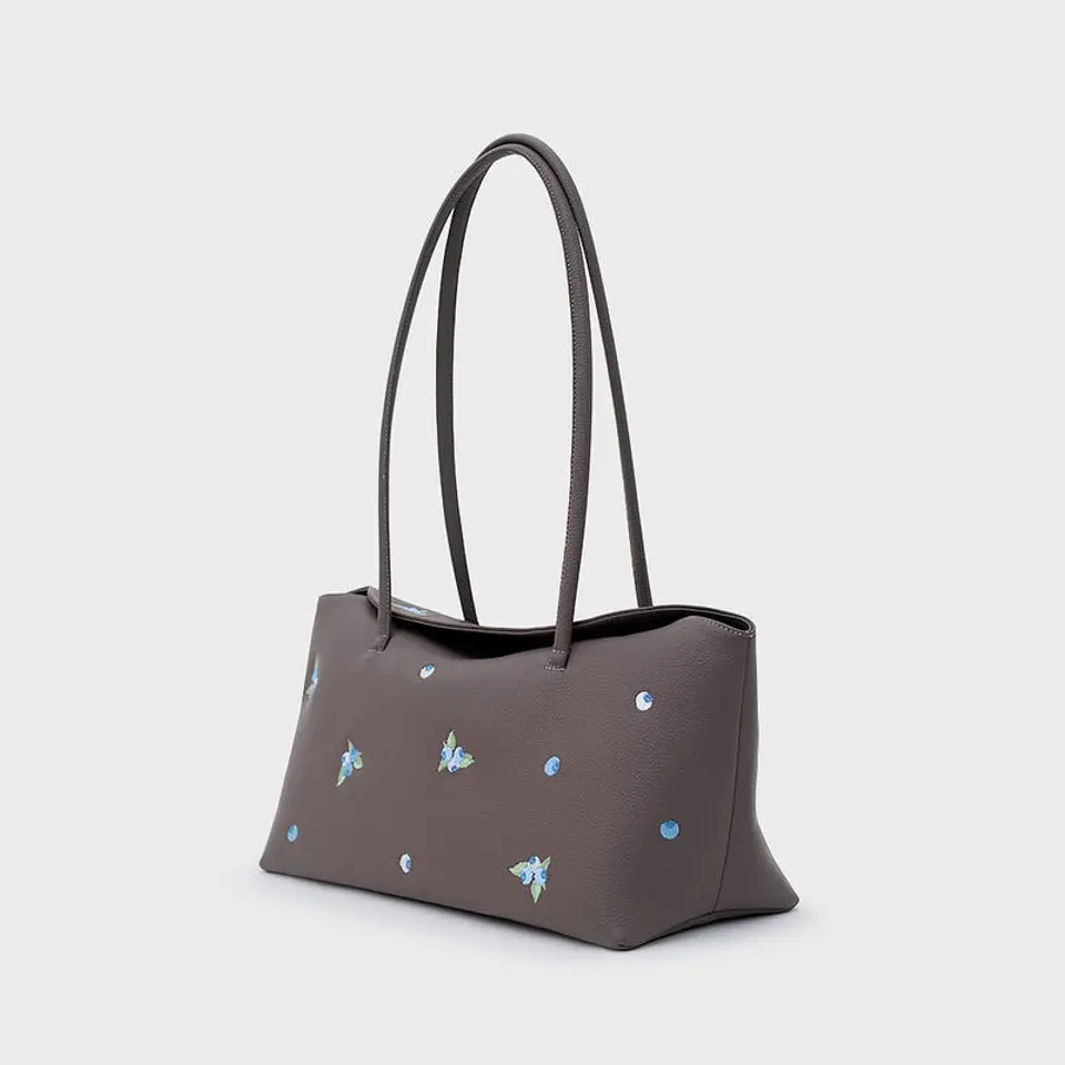 NINETTE BLUEBERRY LONG BAG MARRÓN 4