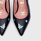 NINETTE BLUEBERRY MIDI SLINGBACK NEGRO - Miniatura 2