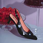 NINETTE BLUEBERRY MIDI SLINGBACK NEGRO - Miniatura 3
