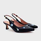NINETTE BLUEBERRY MIDI SLINGBACK NEGRO - Miniatura 4