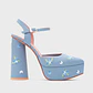 NINETTE BLUEBERRY PLATAFORMA CELESTE - Miniatura 1