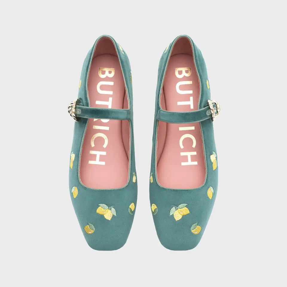 NINETTE LEMON FLAT VERDE 4