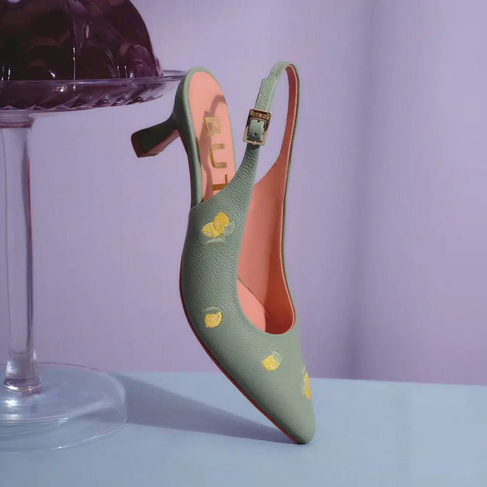NINETTE LEMON MIDI SLINGBACK VERDE 2