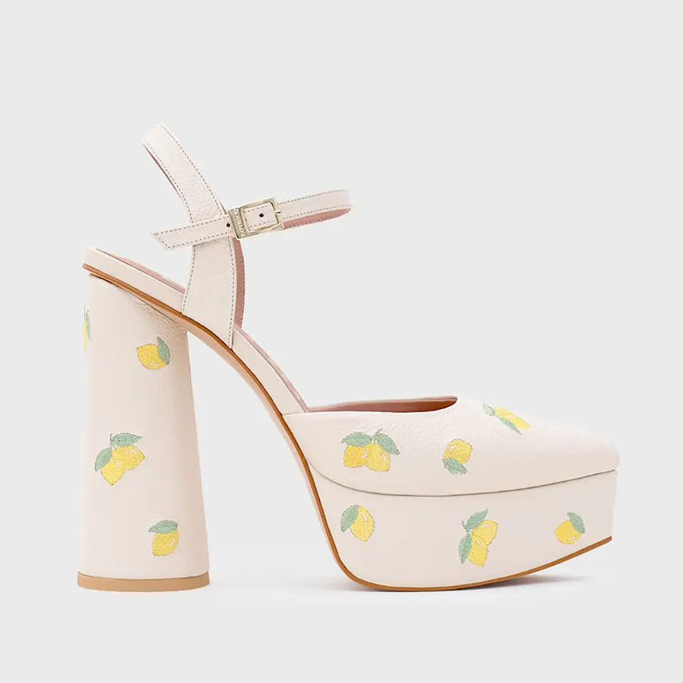 NINETTE LEMON PLATAFORMA HUESO 1