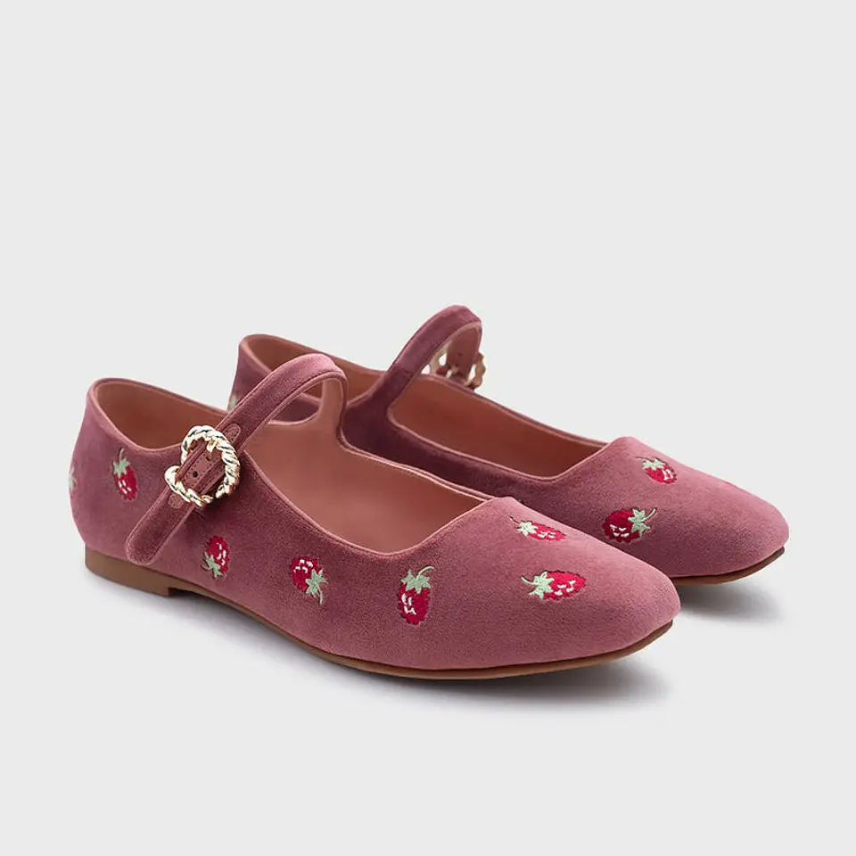 NINETTE RASPBERRY FLAT ROSA OSCURO 3