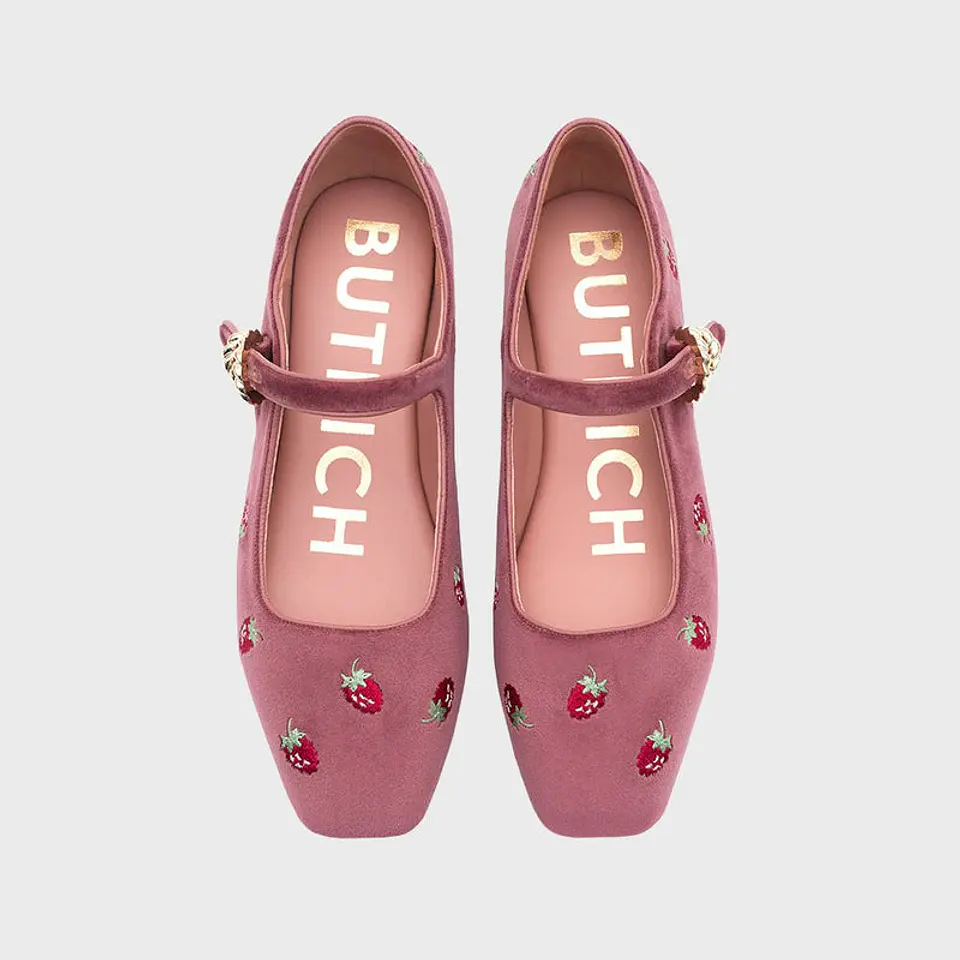 NINETTE RASPBERRY FLAT ROSA OSCURO 4