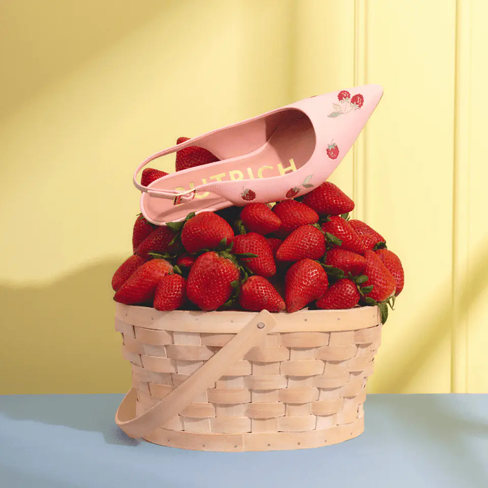 NINETTE RASPBERRY MIDI SLINGBACK ROSA 2