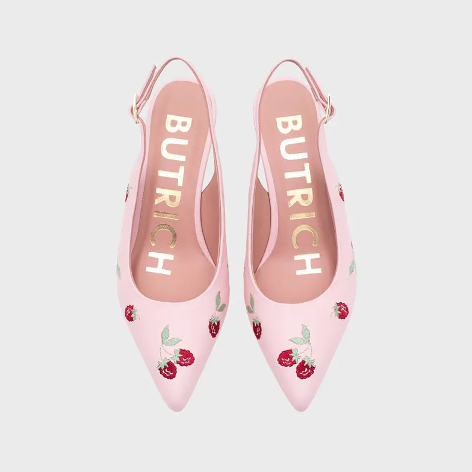 NINETTE RASPBERRY MIDI SLINGBACK ROSA 4