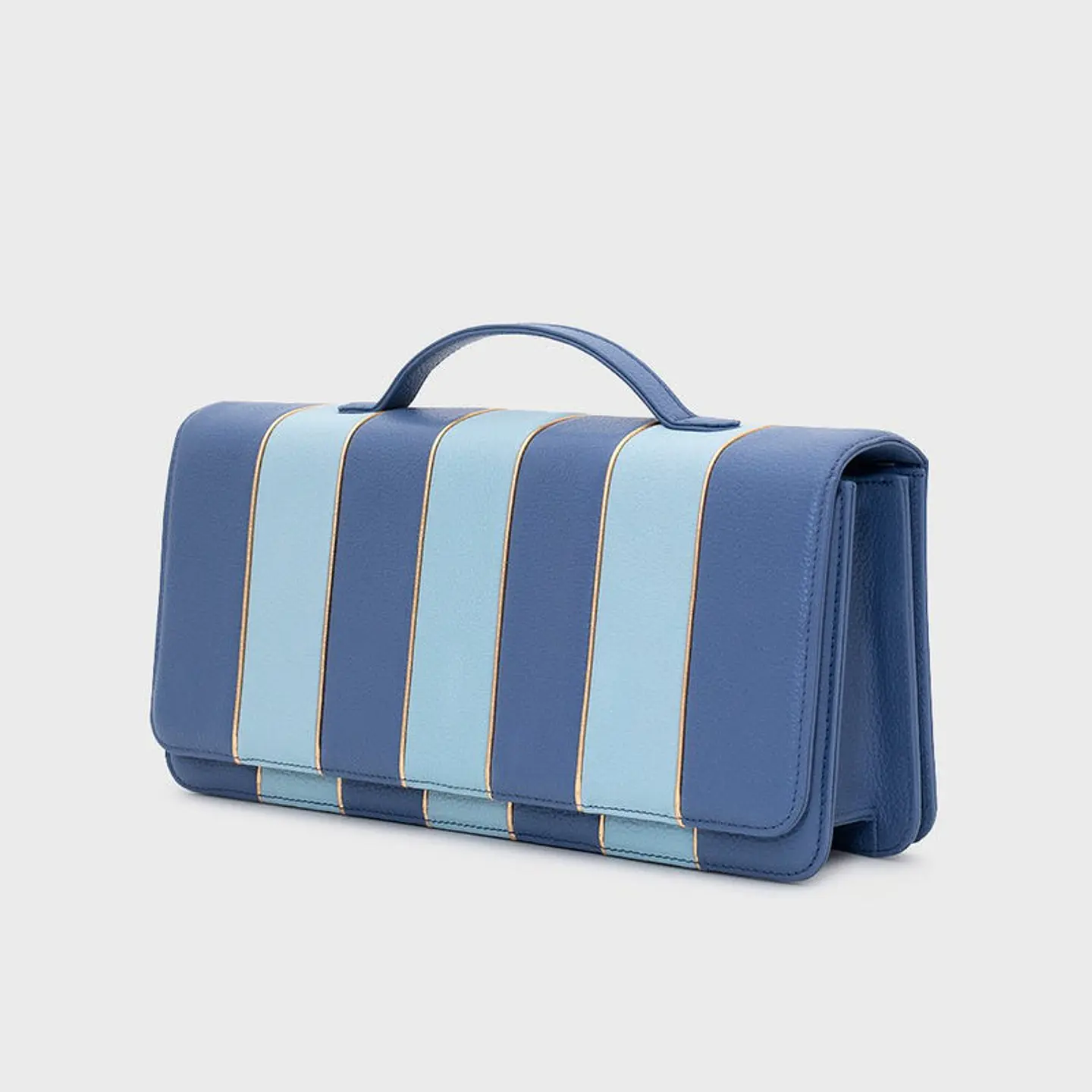 PAULINA RECTANGLE BAG AZUL 2