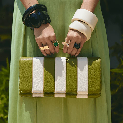 PAULINA RECTANGLE BAG VERDE