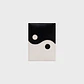 PORTAPASAPORTE LUCKY YIN YANG HUESO NEGRO - Miniatura 2