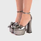 CATALINA PLATAFORMA NEGRO PLATINO - Miniatura 2