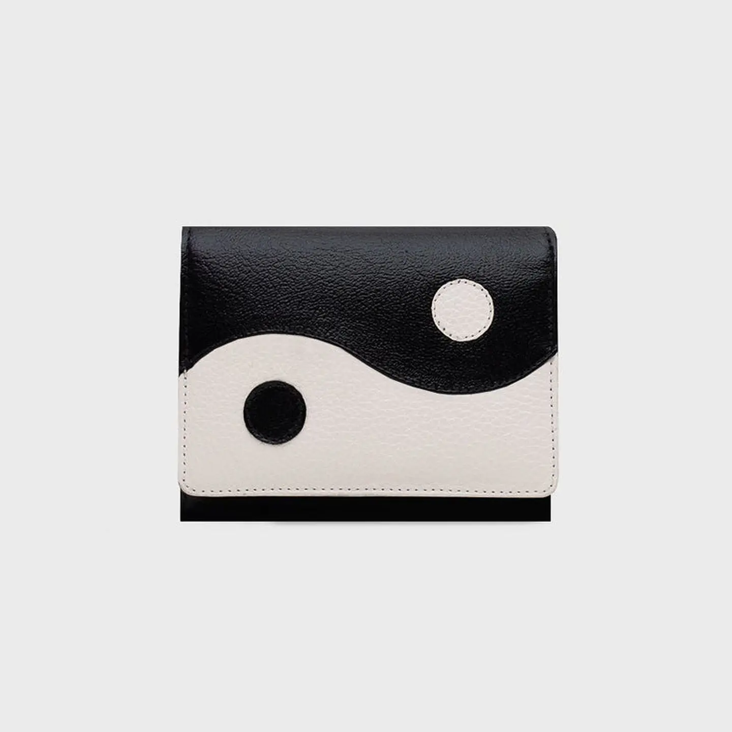 BILLETERA B LUCKY YIN YANG HUESO NEGRO 1