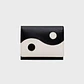 BILLETERA B LUCKY YIN YANG HUESO NEGRO - Miniatura 1