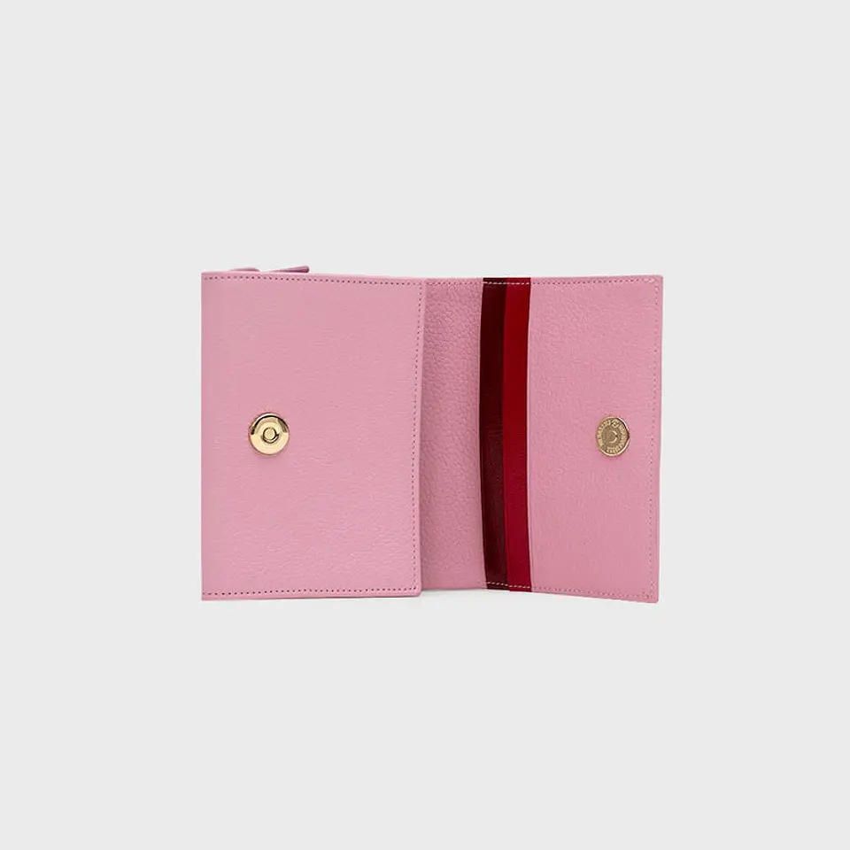 BILLETERA D LUCKY LADYBUG ROSA 2