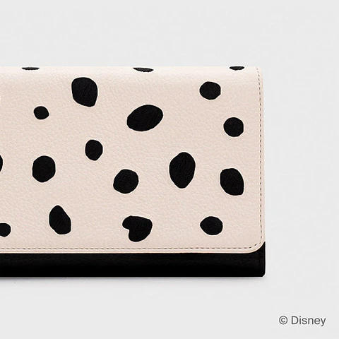 BILLETERA LARGA 101 DALMATIANS HUESO
