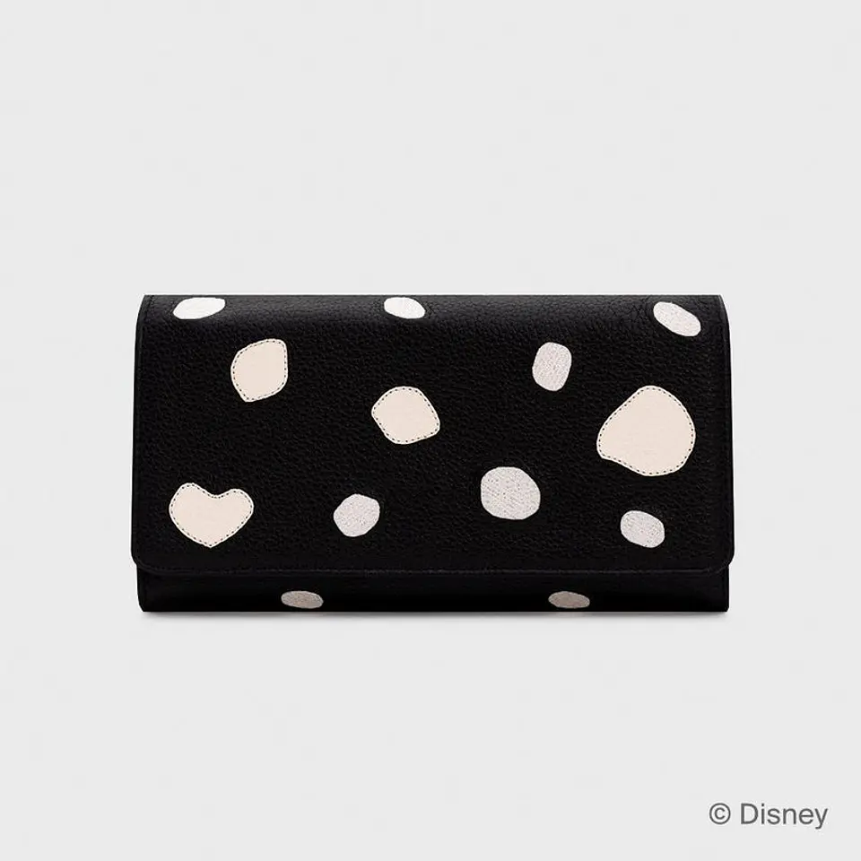 BILLETERA LARGA 101 DALMATIANS NEGRO 1
