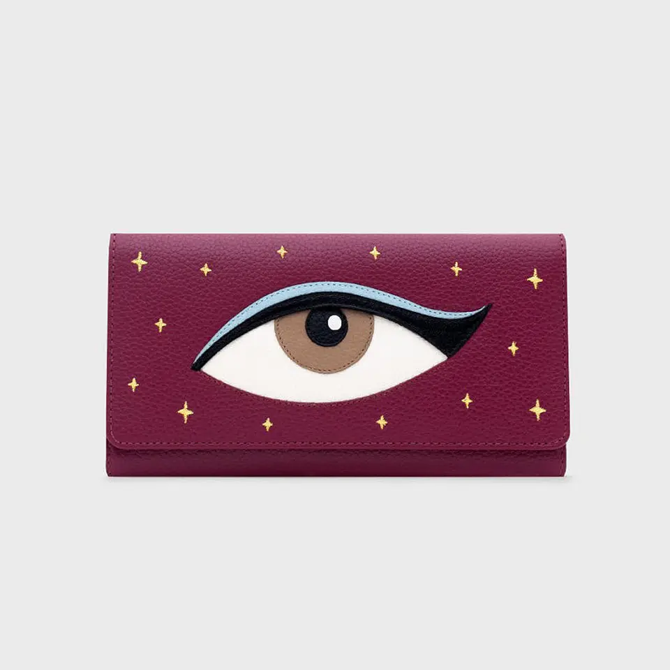 BILLETERA LARGA LUCKY EYE MORA 1