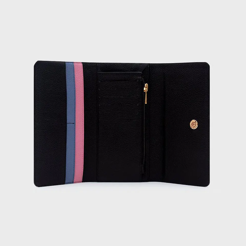BILLETERA LARGA LUCKY EYE NEGRO 2