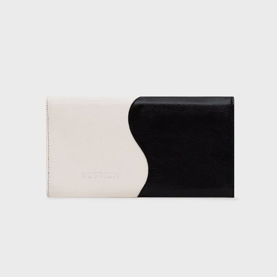 BILLETERA LARGA LUCKY YIN YANG HUESO NEGRO 3