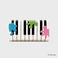 BILLETERA LARGA SCALES & ARPEGGIOS HUESO - Miniatura 1