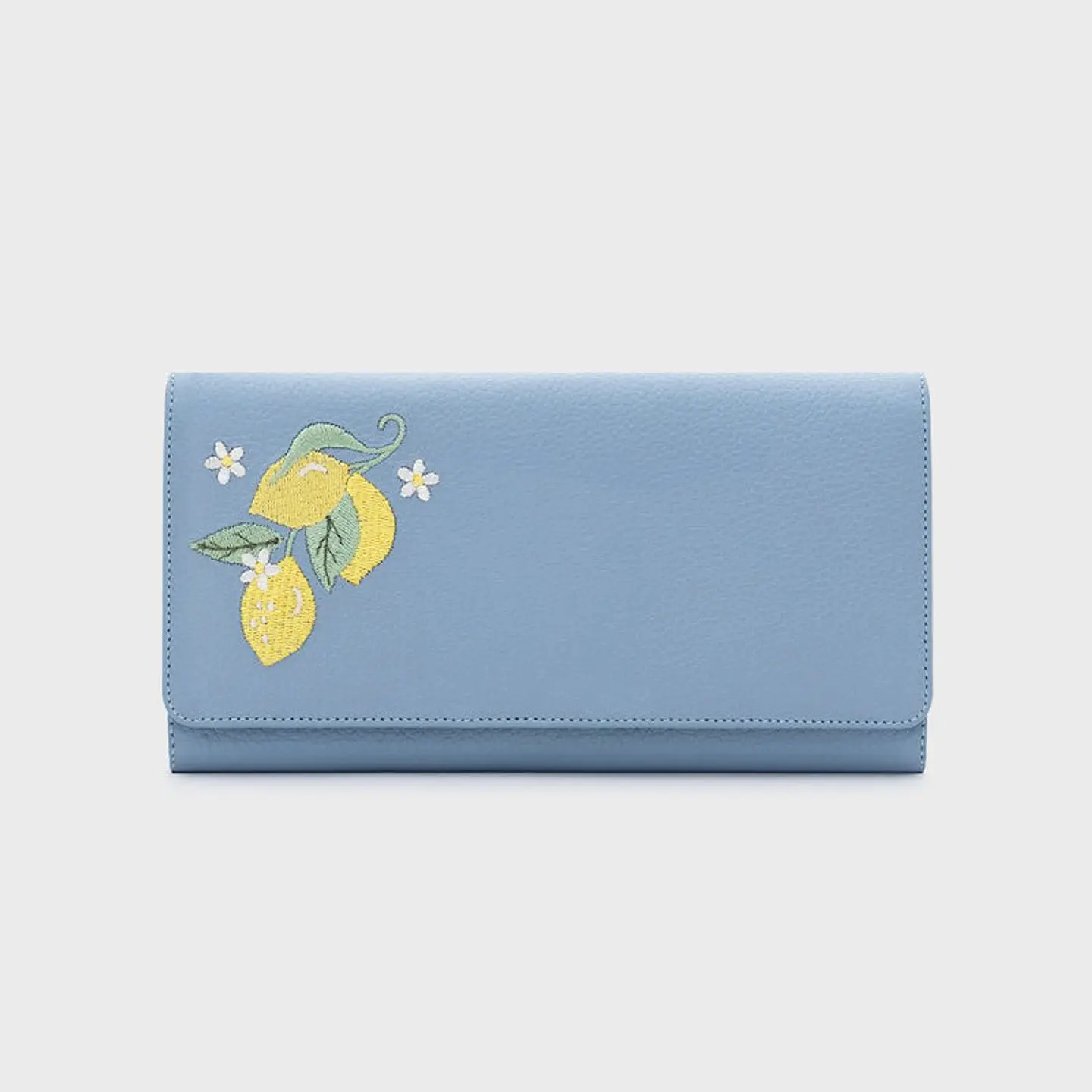 BILLETERA LARGA SUNDAE LEMON CELESTE 1