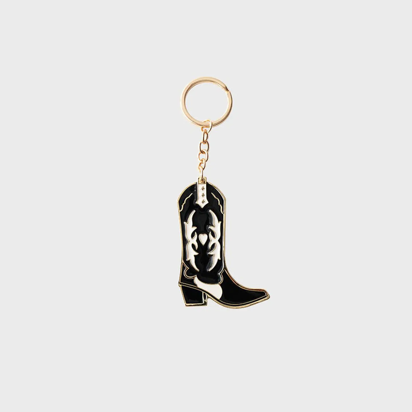 KEYCHAIN LUCKY HEARTS NEGRO 1