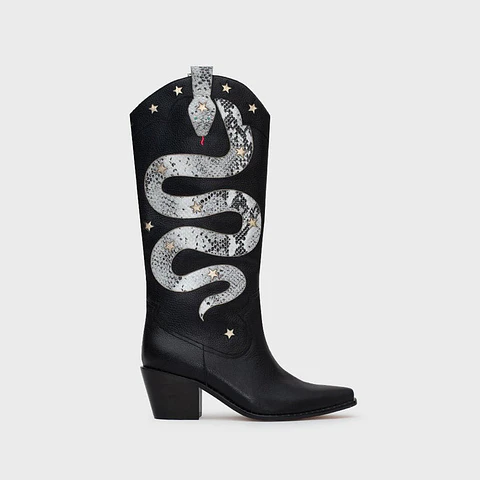 BOTA ANACONDA NEGRO
