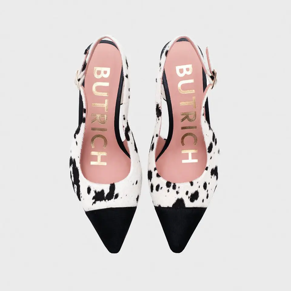 KORINA PUMP HUESO NEGRO 6