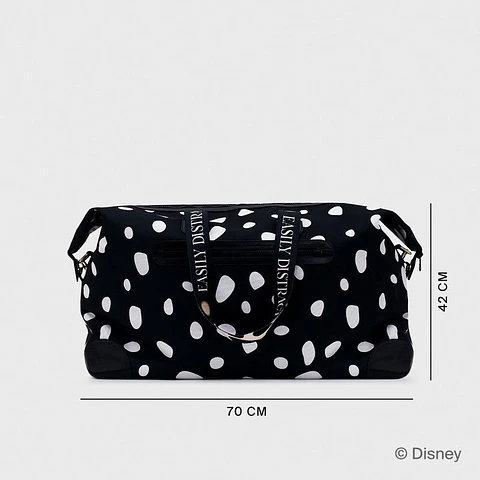 TRAVEL BAG 101 DALMATIANS HUESO NEGRO
