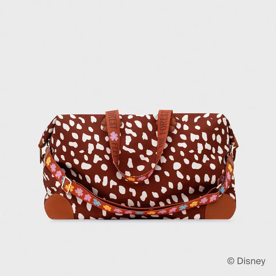 TRAVEL BAG BAMBI PRINT MARRÓN 1