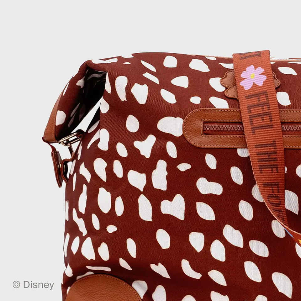 TRAVEL BAG BAMBI PRINT MARRÓN 3
