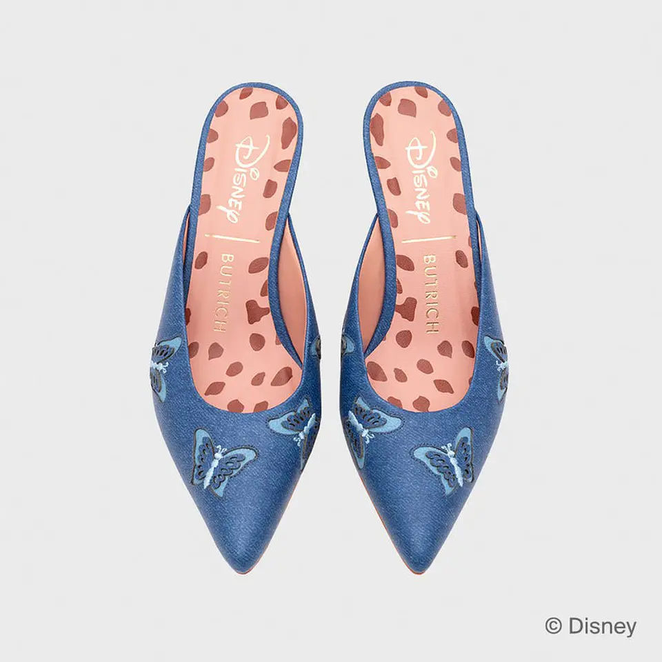 WILDWOOD HEART BUTTERFLIES MIDI CELESTE 2