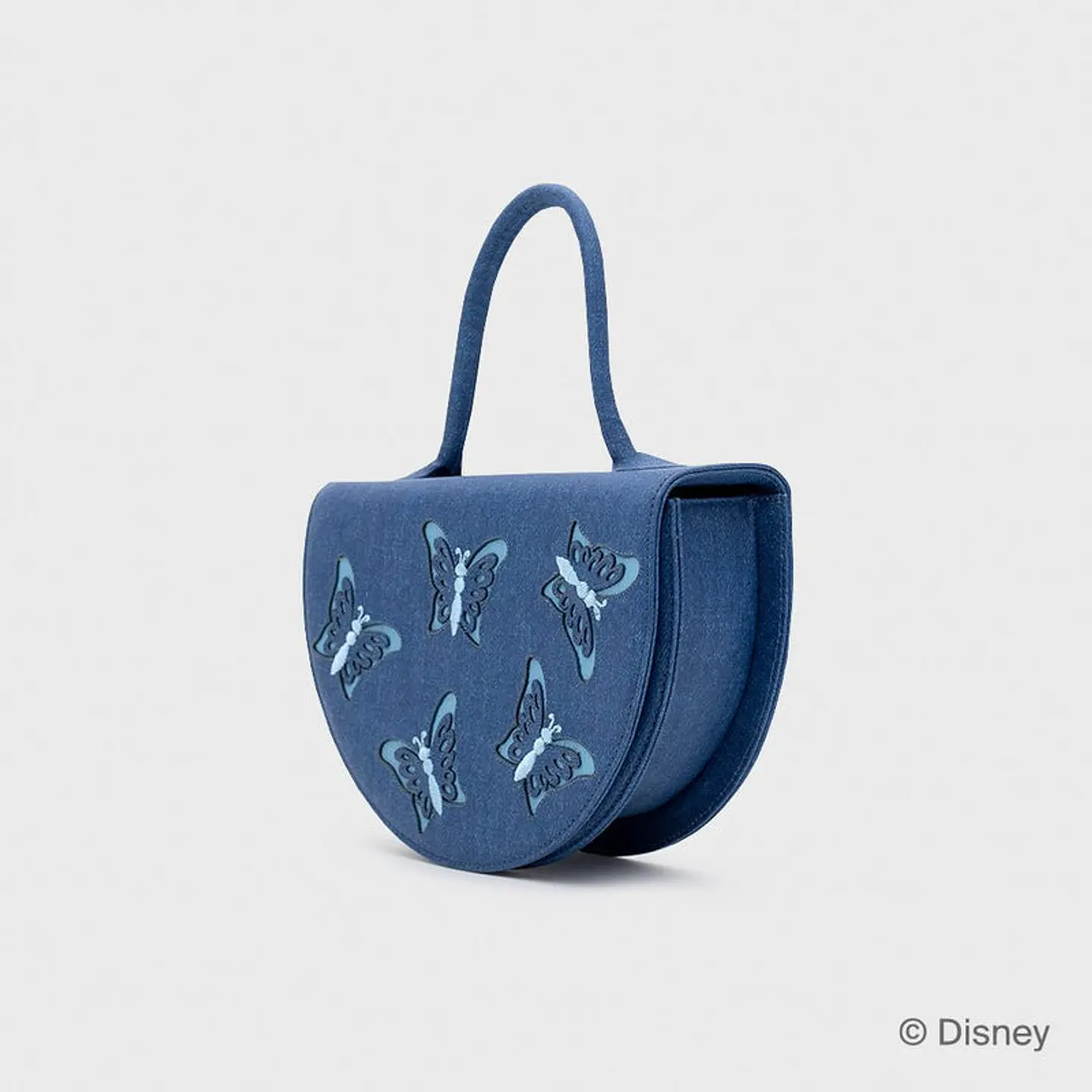WILDWOOD HEART BUTTERFLIES ROUND BAG AZUL 2