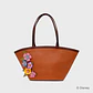 WILDWOOD HEART FLOWERS SUPER TRAPEZE BAG MARRÓN - Miniatura 1