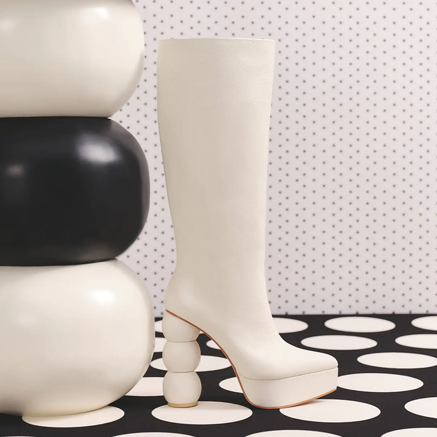 BOTA PLATAFORMA MALIA HUESO 2