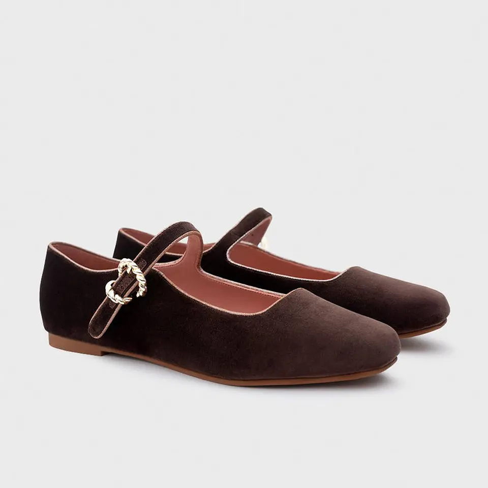 AURELIA FLAT MARRÓN 3
