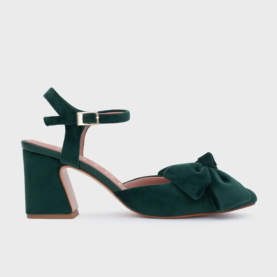 LUANA PUMP 7CM VERDE 1